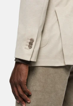 Boggi Milano Veste Sable B Jersey En Coton Cachemire Et Tencel